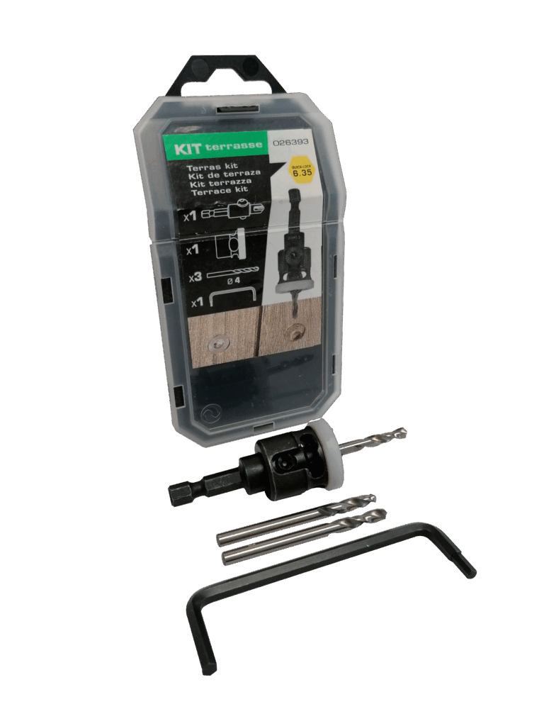 Kit de perçage fraisage – Accessoires terrasse bois