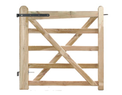 Portillon en châtaignier