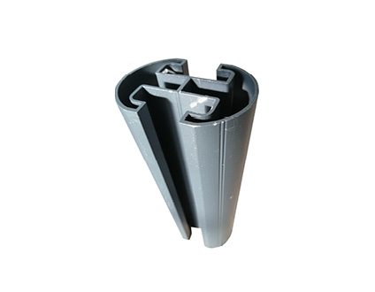 Poteau aluminium – Gorge de 22 mm